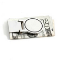 Silver Hinged Money Clip